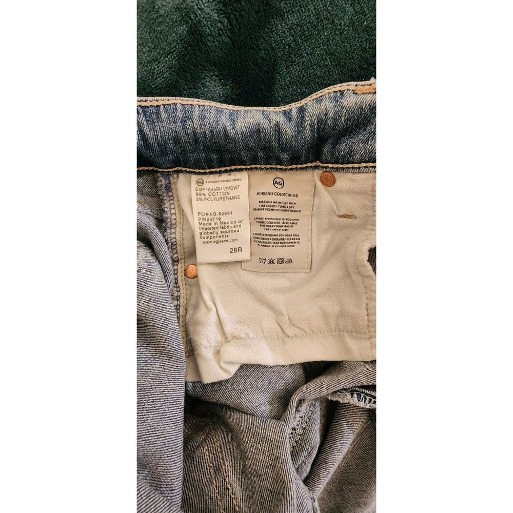 Adriano Goldschmied Mari Crop High-Rise Straight Jeans Size 28 NWOT - Picture 6 of 6